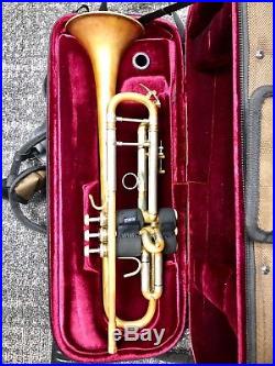 Vintage Bach Stradivarius Trumpet Rare Model 25 Bell Large Bore