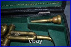 Vintage Barth Musikhaus Brass Trumpet in Case Stuttgart, Germany