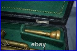 Vintage Barth Musikhaus Brass Trumpet in Case Stuttgart, Germany