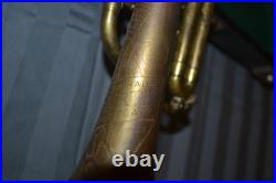Vintage Barth Musikhaus Brass Trumpet in Case Stuttgart, Germany