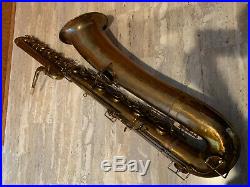 Vintage Bass Saxophone Low Pitch Buescher