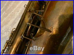 Vintage Bass Saxophone Low Pitch Buescher