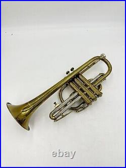 Vintage Besson 2-20 Trumpet Brass Musical Instrument Made In England Pearl