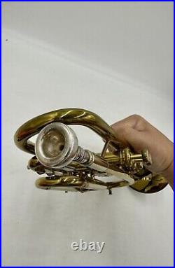 Vintage Besson 2-20 Trumpet Brass Musical Instrument Made In England Pearl