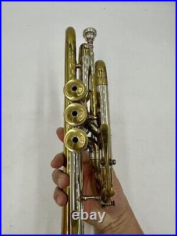 Vintage Besson 2-20 Trumpet Brass Musical Instrument Made In England Pearl