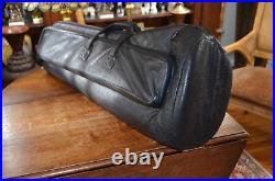 Vintage Black Leather SBR HK51 EDC AR-15 Discrete Carry / Trombone Gig Bag 38