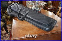 Vintage Black Leather SBR HK51 EDC AR-15 Discrete Carry / Trombone Gig Bag 38