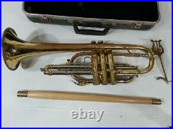 Vintage Blessing Scholastic Trumpet And Original Case With Accessories
