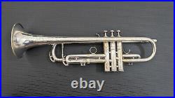 Vintage C. G. Conn 2B Bb Trumpet (1929 Silver, Gold-Wash, Engraved French Brass)
