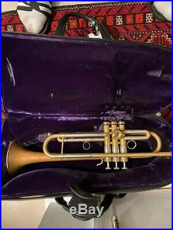 Vintage Chicago Monette Trumpet with Monette Leather Case and Mouthpiece