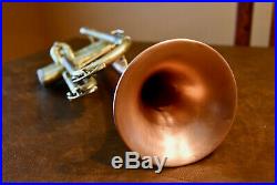 Vintage Conn Coprion 18B Trumpet Refurbished, Custom Brushed Finish