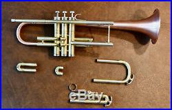 Vintage Conn Coprion 18B Trumpet Refurbished, Custom Brushed Finish