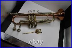 Vintage Conn Director Copper Bell Trumpet and Case