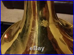 Vintage Conn Elkhart 71H Rotor Bass Trombone Original Case & Mouthpiece