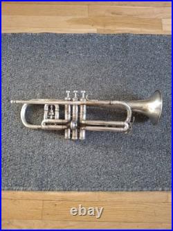 Vintage Conn New Wonder Cornet, Circa 1937. Gold Washed Bell. Good Condition