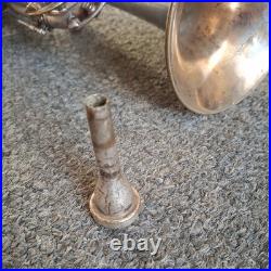 Vintage Conn New Wonder Cornet, Circa 1937. Gold Washed Bell. Good Condition