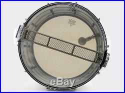 Vintage Dyna-sonic Chrome On Brass Shell Snare Drum. Cob! One Owner