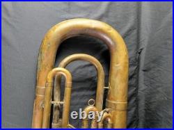 Vintage Elkhorn A Div. Of Getzen 3 Valve Baritone Horn Detachable Bell