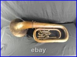 Vintage Elkhorn A Div. Of Getzen 3 Valve Baritone Horn Detachable Bell