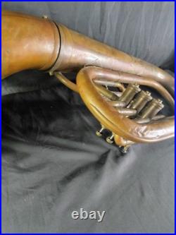 Vintage Elkhorn A Div. Of Getzen 3 Valve Baritone Horn Detachable Bell