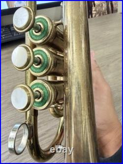 Vintage F. E. OLDS & SON Ambassador Cornet + Case. Fullerton California 1950's
