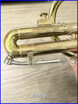 Vintage F. E. OLDS & SON Ambassador Cornet + Case. Fullerton California 1950's