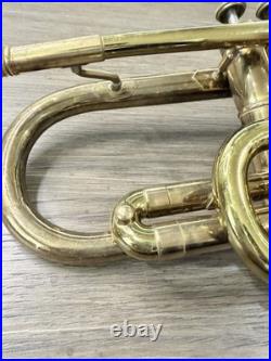 Vintage F. E. OLDS & SON Ambassador Cornet + Case. Fullerton California 1950's