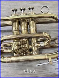 Vintage F. E. OLDS & SON Ambassador Cornet + Case. Fullerton California 1950's