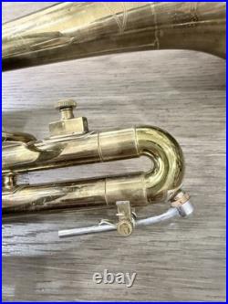 Vintage F. E. OLDS & SON Ambassador Cornet + Case. Fullerton California 1950's