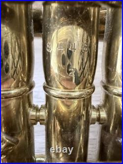 Vintage F. E. OLDS & SON Ambassador Cornet + Case. Fullerton California 1950's