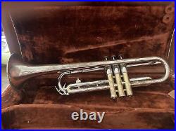 Vintage F. E. Olds Opera Trumpet 1965 Nickel Silver Brass