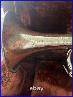 Vintage F. E. Olds Opera Trumpet 1965 Nickel Silver Brass