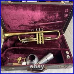 Vintage F E Olds & Sons Los Angeles Trumpet & Case & Accessories #34683