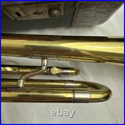 Vintage F E Olds & Sons Los Angeles Trumpet & Case & Accessories #34683