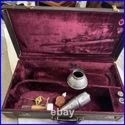 Vintage F E Olds & Sons Los Angeles Trumpet & Case & Accessories #34683