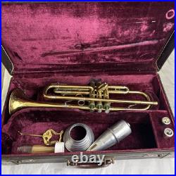 Vintage F E Olds & Sons Los Angeles Trumpet & Case & Accessories #34683