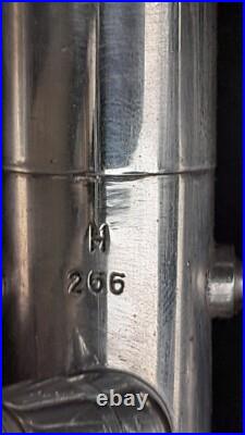 Vintage Grafton Trumpet Dallas London Silver Plated Jupiter Mouth Piece W Case