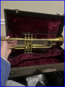 Vintage H. N. White King Liberty Bb Trumpet Pre-War 1939 Cleveland OH w Case Read