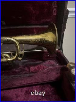 Vintage H. N. White King Liberty Bb Trumpet Pre-War 1939 Cleveland OH w Case Read