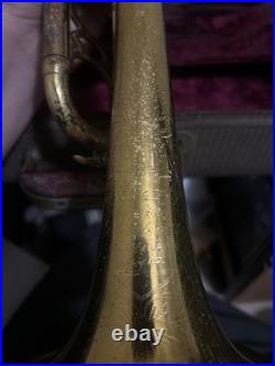 Vintage H. N. White King Liberty Bb Trumpet Pre-War 1939 Cleveland OH w Case Read