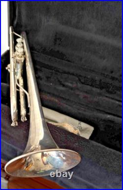 Vintage J. H. Darby Silver Trumpet 45 (Made by Blessing USA) Sounds & Plays Great