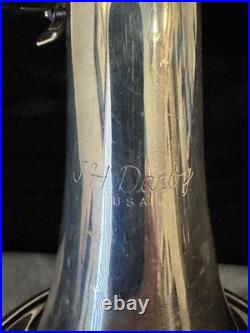 Vintage J. H. Darby Silver Trumpet 45 (Made by Blessing USA) Sounds & Plays Great