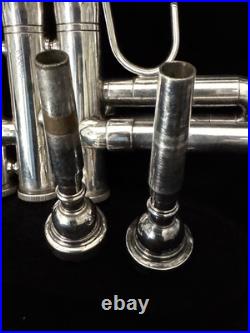 Vintage J. H. Darby Silver Trumpet 45 (Made by Blessing USA) Sounds & Plays Great