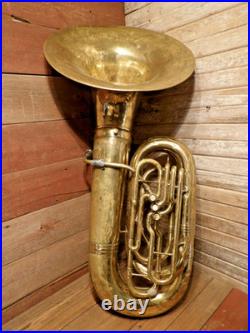 Vintage King 3 Valve BBb Tuba By H. N. White PARTS