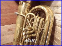 Vintage King 3 Valve BBb Tuba By H. N. White PARTS