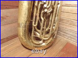 Vintage King 3 Valve BBb Tuba By H. N. White PARTS