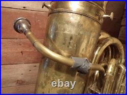 Vintage King 3 Valve BBb Tuba By H. N. White PARTS