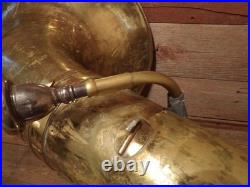 Vintage King 3 Valve BBb Tuba By H. N. White PARTS