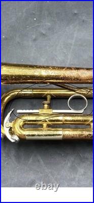 Vintage King Cleveland 600 Brass Trumpet Gold finish student-level Withcase
