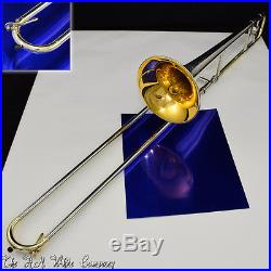 Vintage King H. N. White 2B Silver Sonic Trombone Awesome